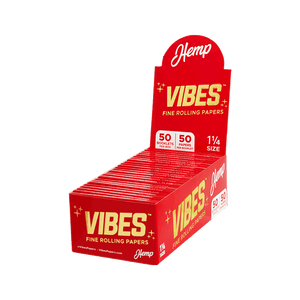 
                  
                    Vibes 1 ¼ Hemp rolling papers
                  
                